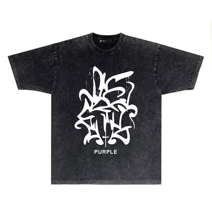 T-shirt violet « Make Old » 2024 PUR043# 