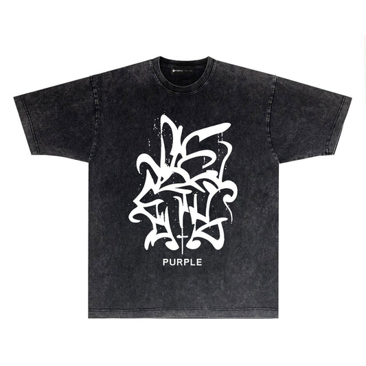 T-shirt violet « Make Old » 2024 PUR043# 