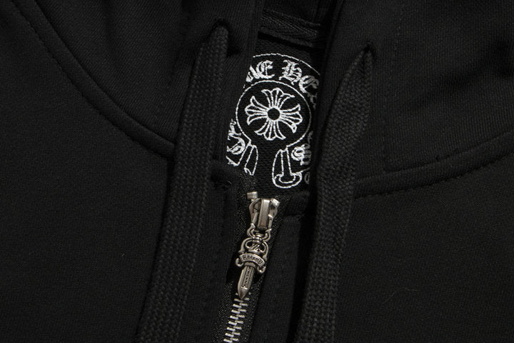 Chrome Hearts Kapuzenjacke mit Reißverschluss K5009 