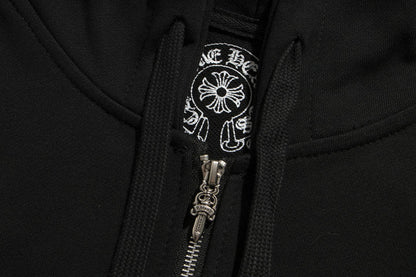Chrome Hearts Kapuzenjacke mit Reißverschluss K5009 