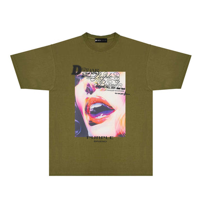 T-shirt violet 2024 PUR118# 
