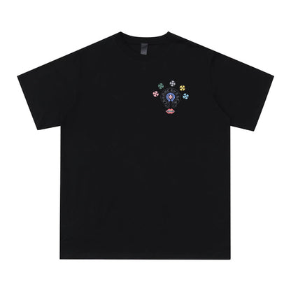 Chrom Herzen T-shirts 6010 