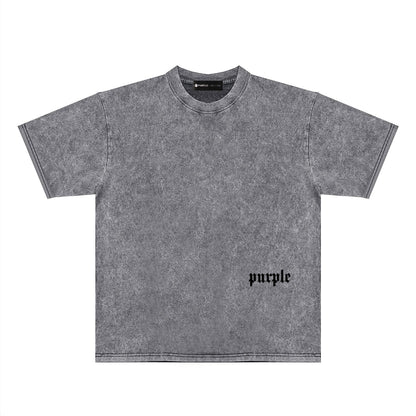 T-shirt violet 2024 « Make Old » PUR106# 